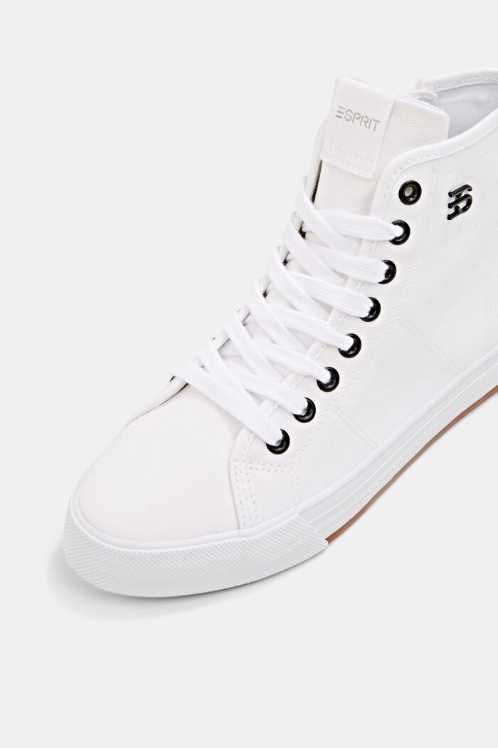 Sneakersy z wysoką cholewką, WHITE, detail image number 3