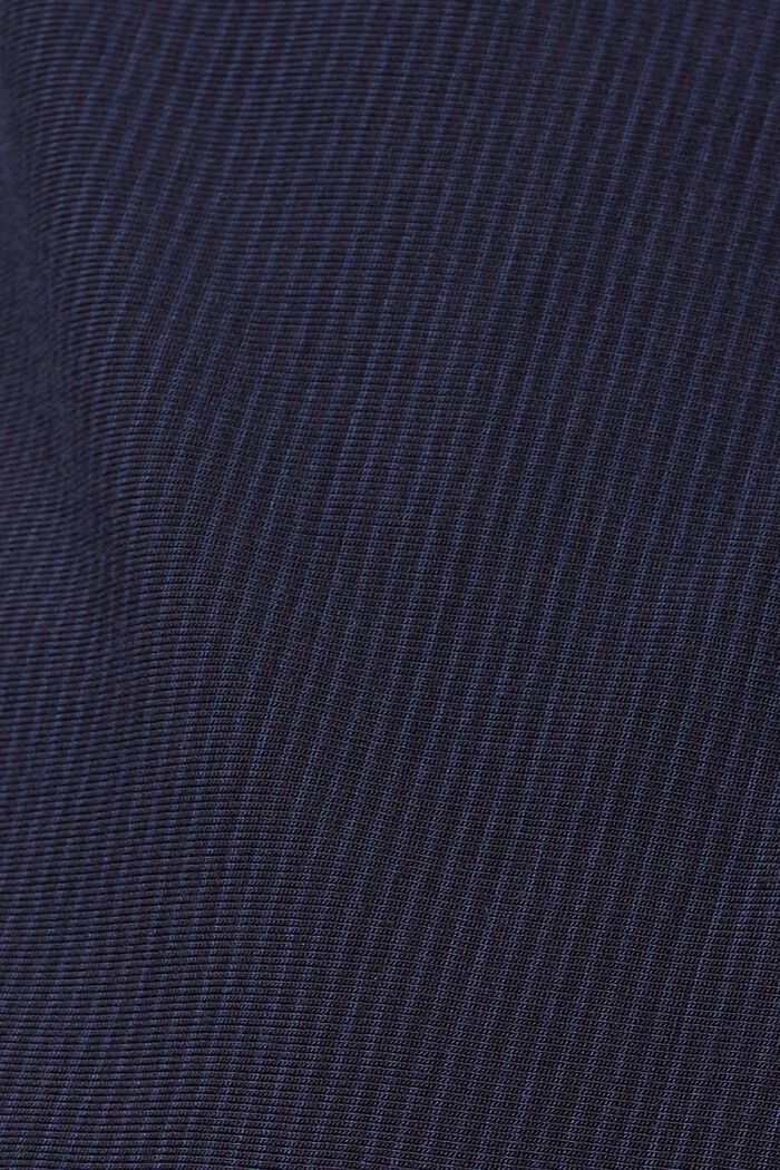 Pasiasta dżersejowa piżama, LENZING™ ECOVERO™, NAVY, detail image number 3