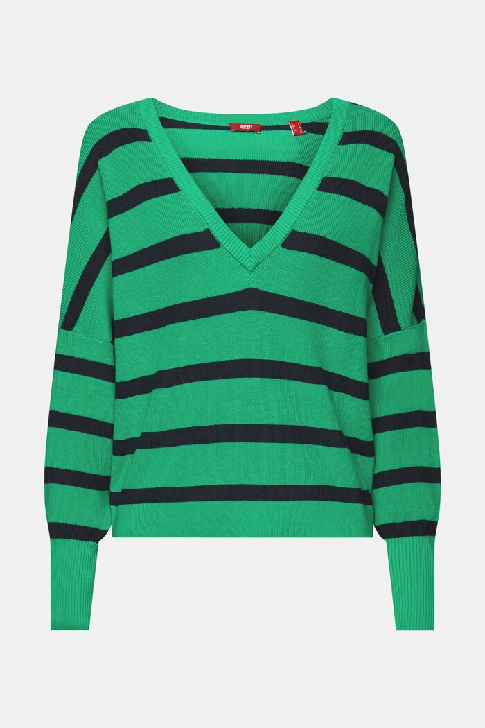 Sweter z rękawami à la nietoperz, 100% bawełny, GREEN, detail image number 5