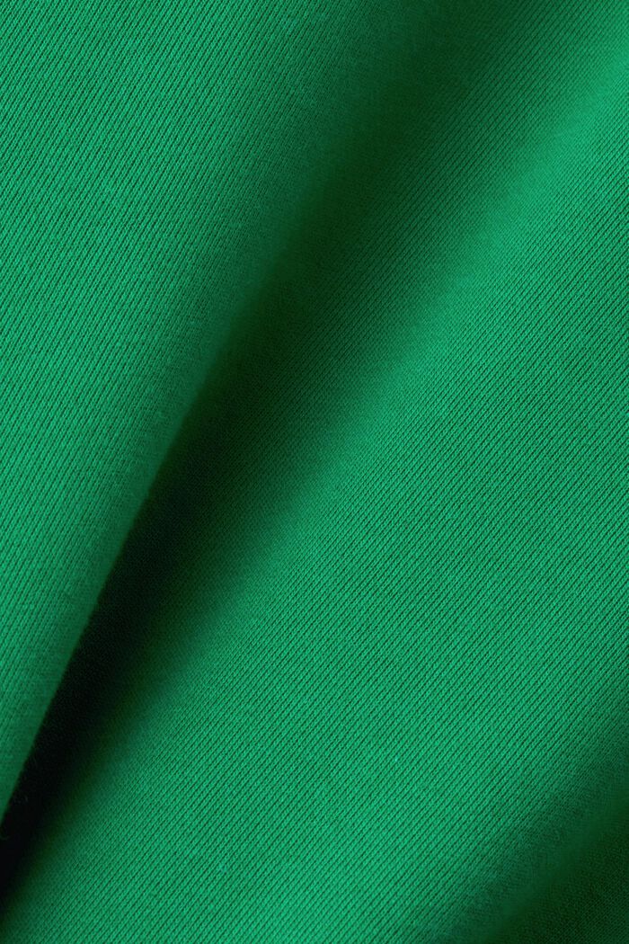 Krótka bluza z kapturem, logo z delfinem, GREEN, detail image number 6
