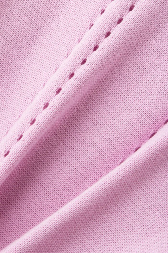 Szydełkowy sweter, LILAC, detail image number 5
