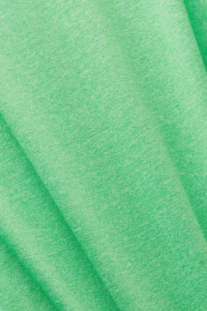 Melanżowa koszulka polo, CITRUS GREEN, detail image number 4