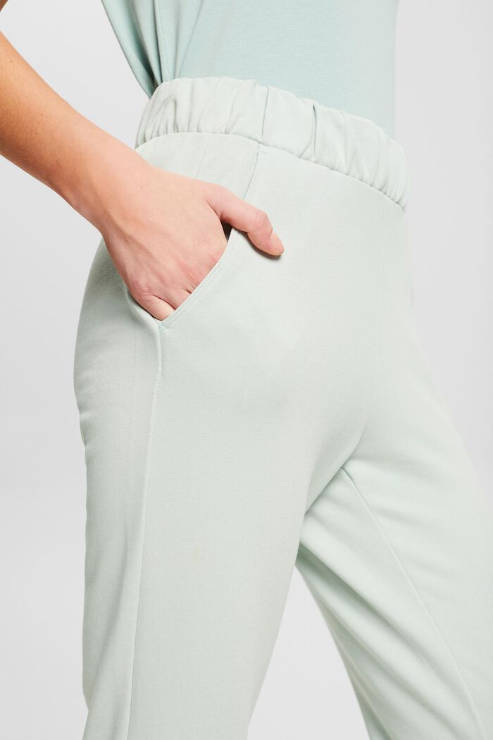 Spodnie dresowe z mieszanki bawełny ekologicznej, PASTEL GREEN, detail image number 2