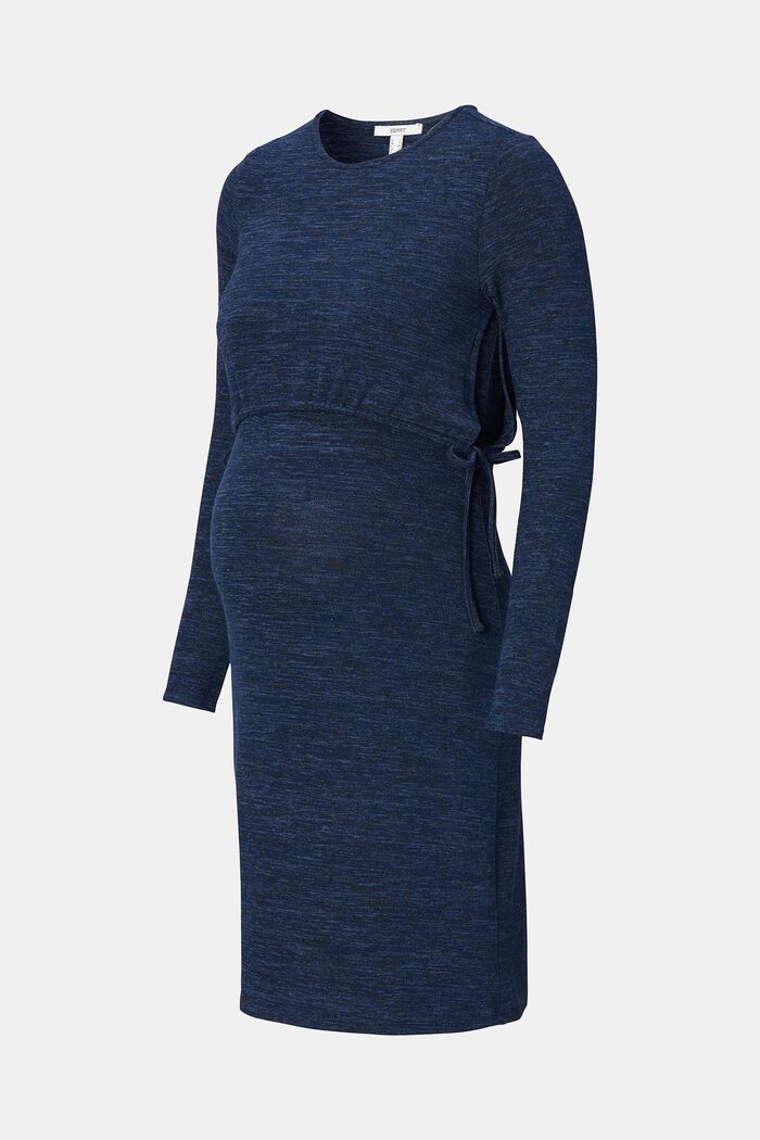 Melanżowa sukienka z jerseyu z funkcją karmienia, NIGHT SKY BLUE, detail image number 6