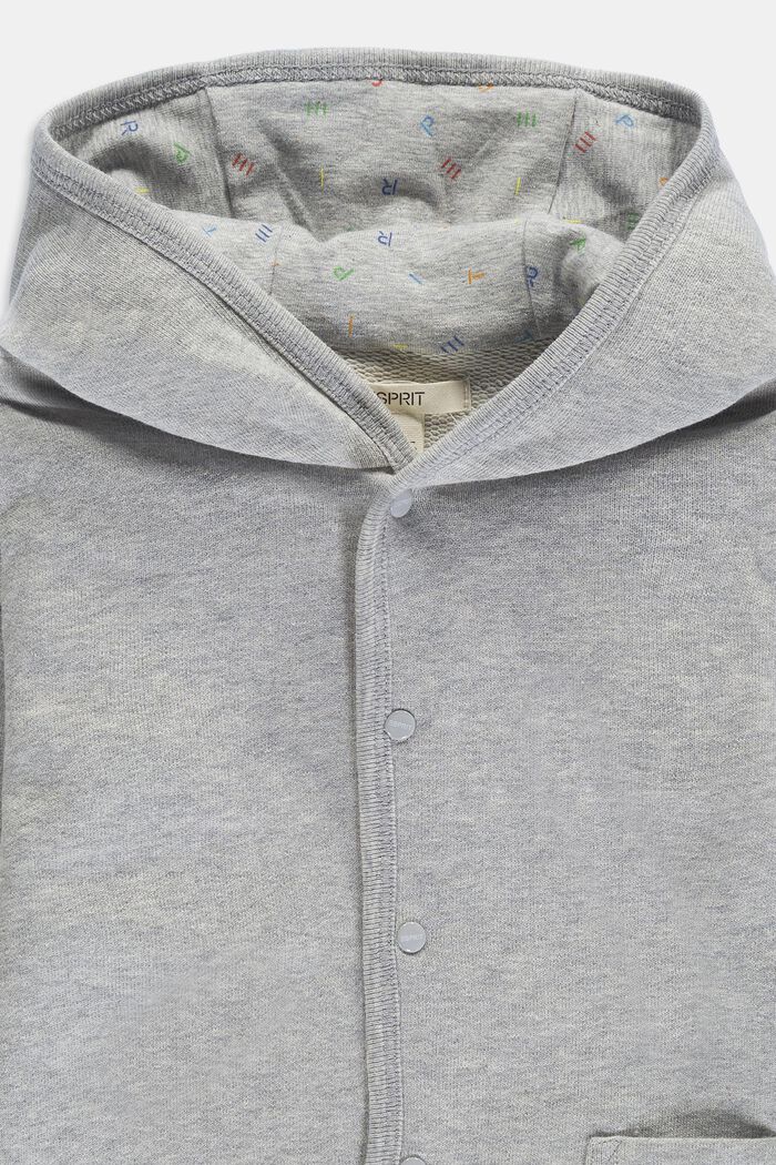 Bluza dresowa, 100% bawełny ekologicznej, LIGHT GREY, detail image number 2