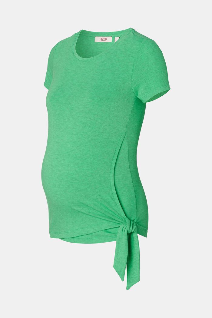 MATERNITY T-shirt ułatwiający karmienie, BRIGHT GREEN, detail image number 5
