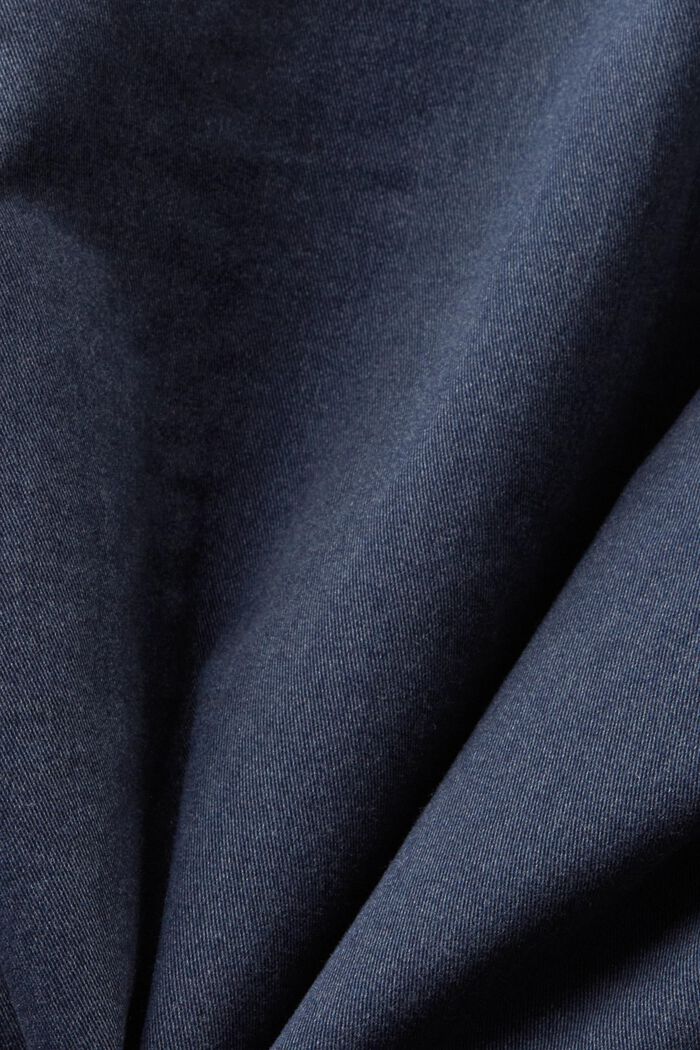 Krótka kurtka z bawełnianego twillu, NAVY, detail image number 5