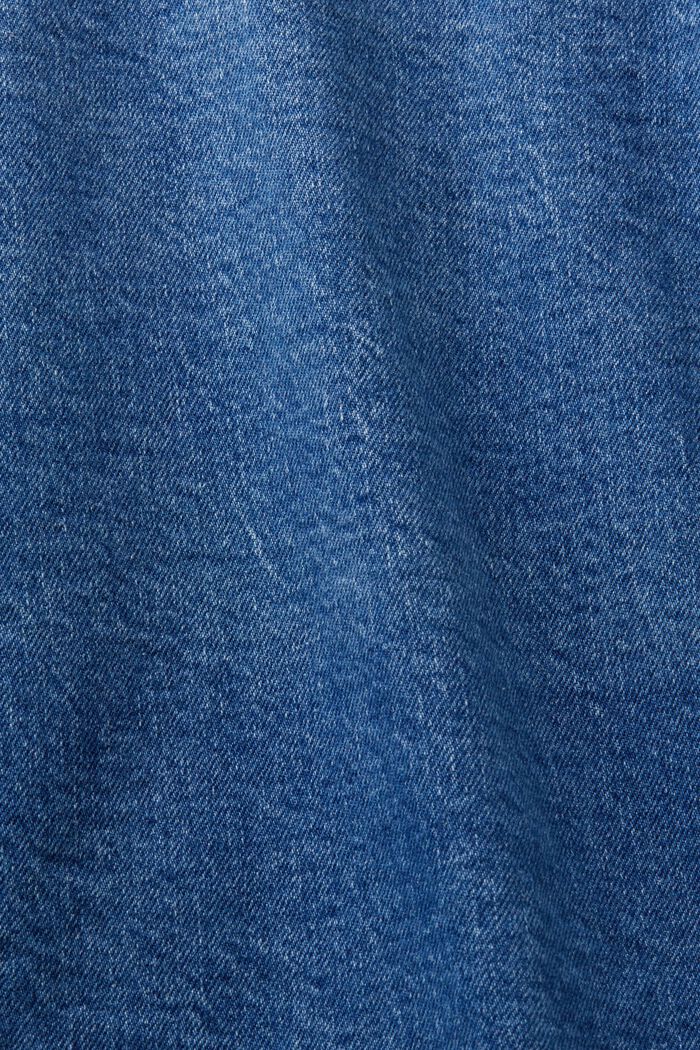 Kurtka dżinsowa o wąskim fasonie slim fit, BLUE MEDIUM WASHED, detail image number 5