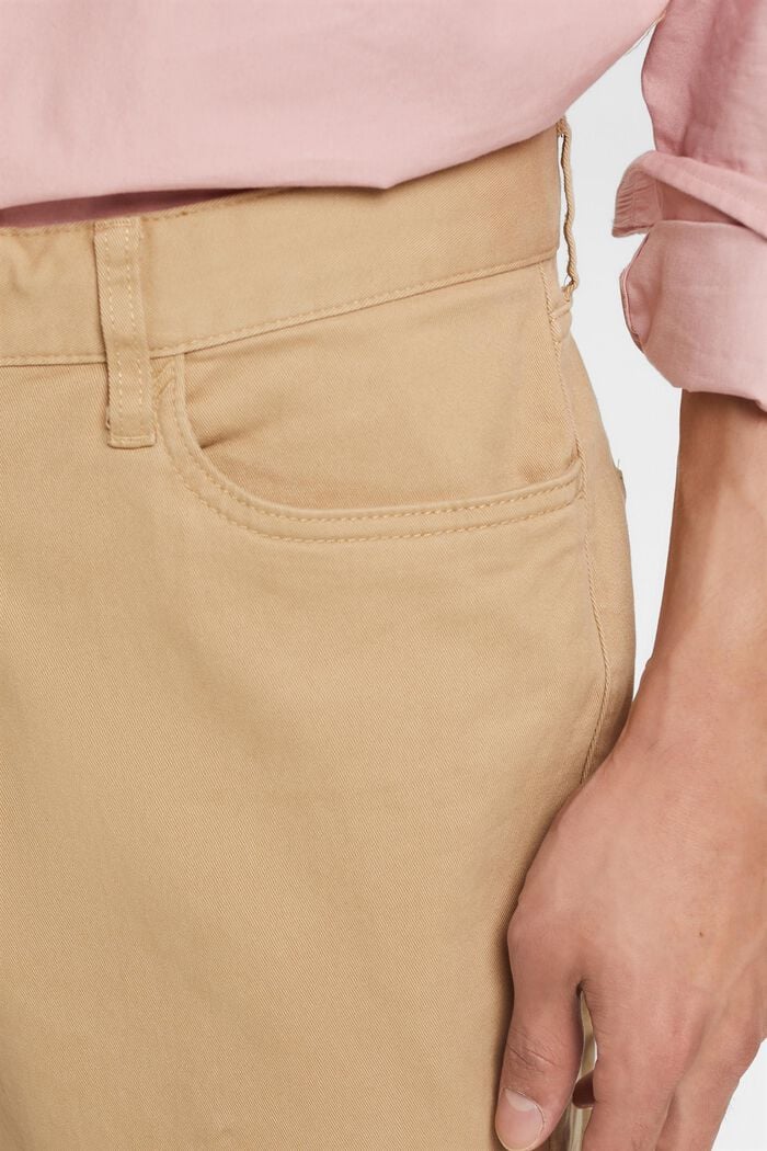 Klasyczne proste spodnie, BEIGE, detail image number 2