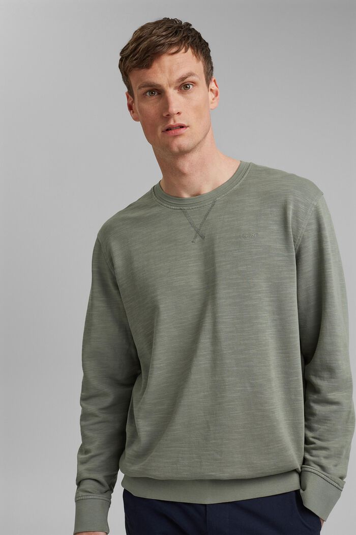 Bluza, 100% bawełny organicznej, LIGHT KHAKI, detail image number 0
