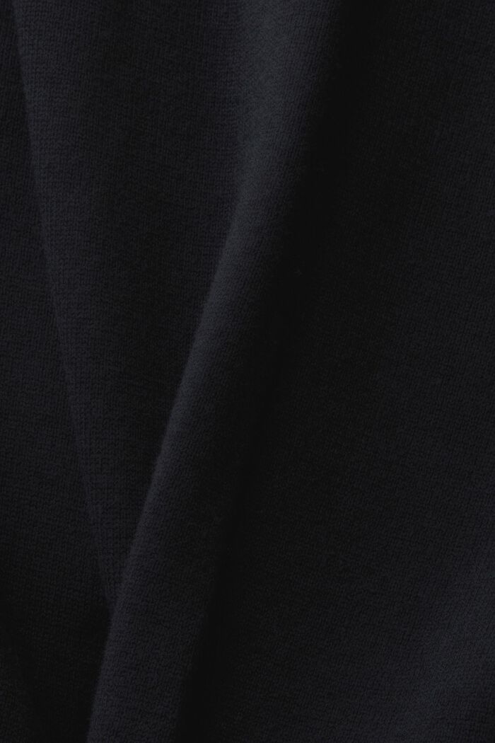 Dzianinowy kardigan, BLACK, detail image number 4