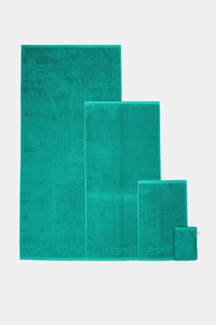 Z TENCELEM™: seria jednokolorowych ręczników z froty, OCEAN TEAL, detail image number 4