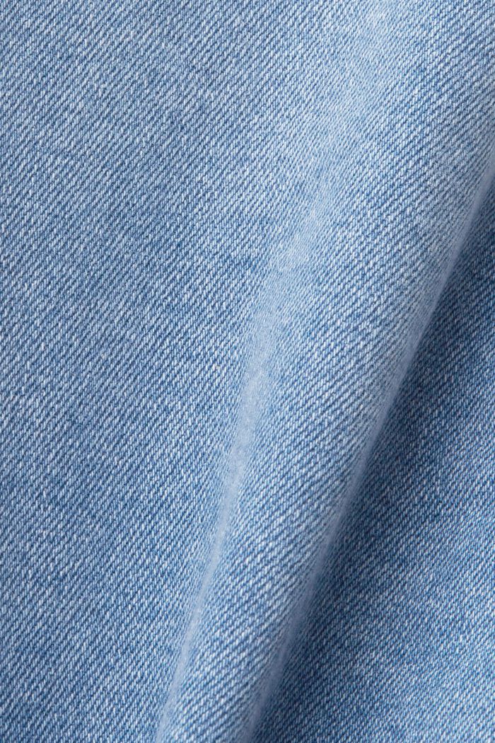 Luźne, dżinsowe szorty o fasonie slim fit, BLUE MEDIUM WASHED, detail image number 6