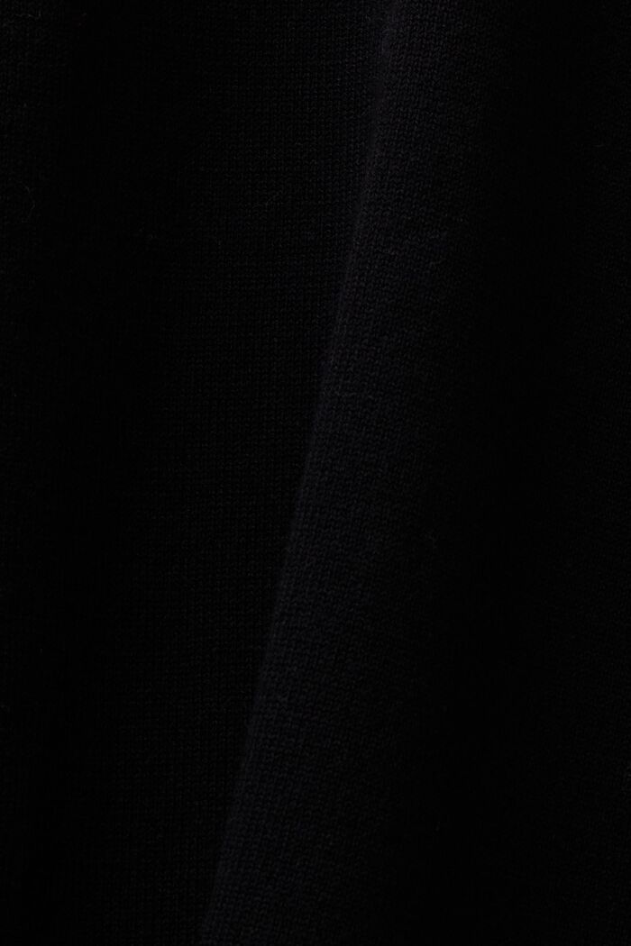 Sweter z golfem i rękawami à la nietoperz, BLACK, detail image number 7