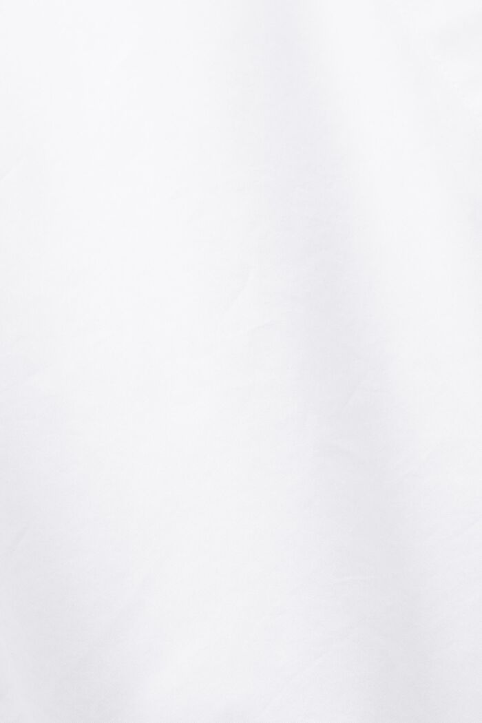 Bluzka z popeliny, WHITE, detail image number 5