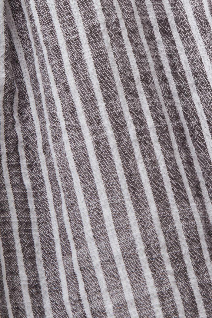 Bluzka z krótkim rękawem w paski, 100% bawełna, ANTHRACITE, detail image number 5