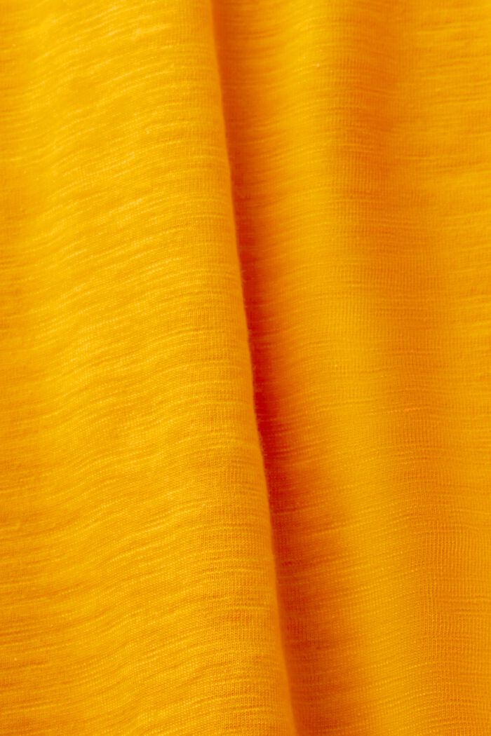 Bluzka z długim rękawem z dżerseju, GOLDEN ORANGE, detail image number 5