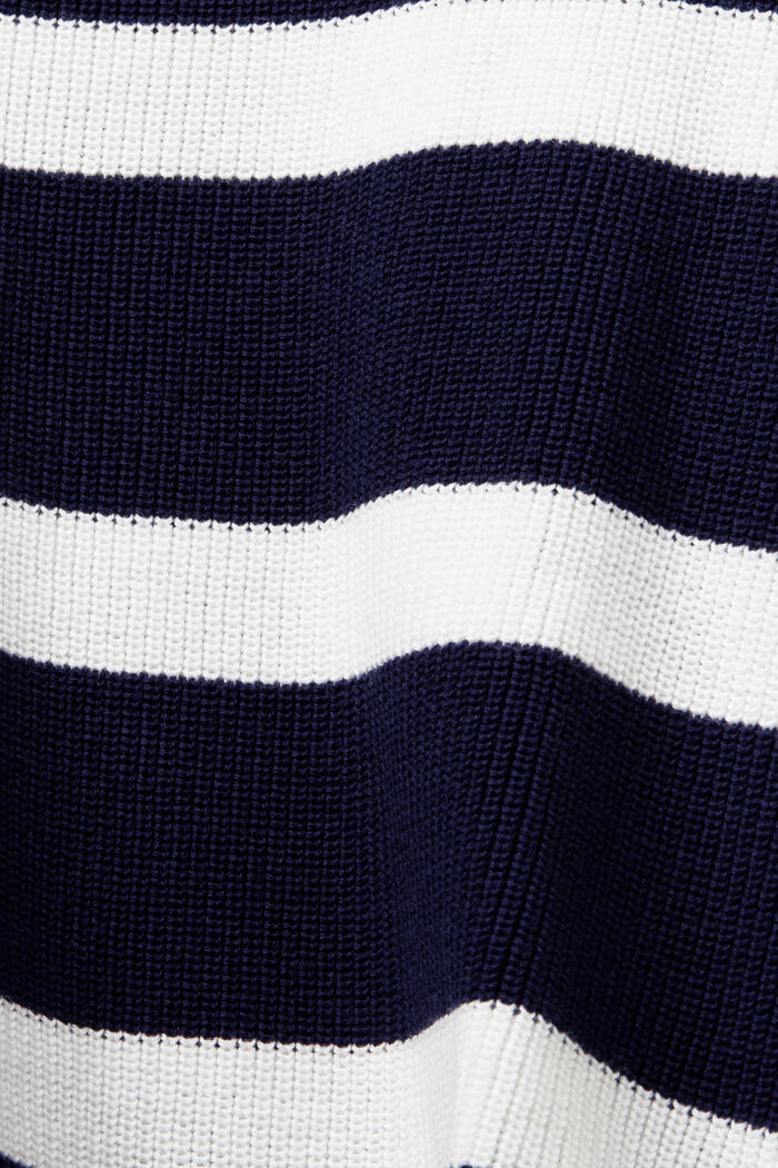 Sweter z rękawami à la nietoperz, 100% bawełny, NAVY, detail image number 5