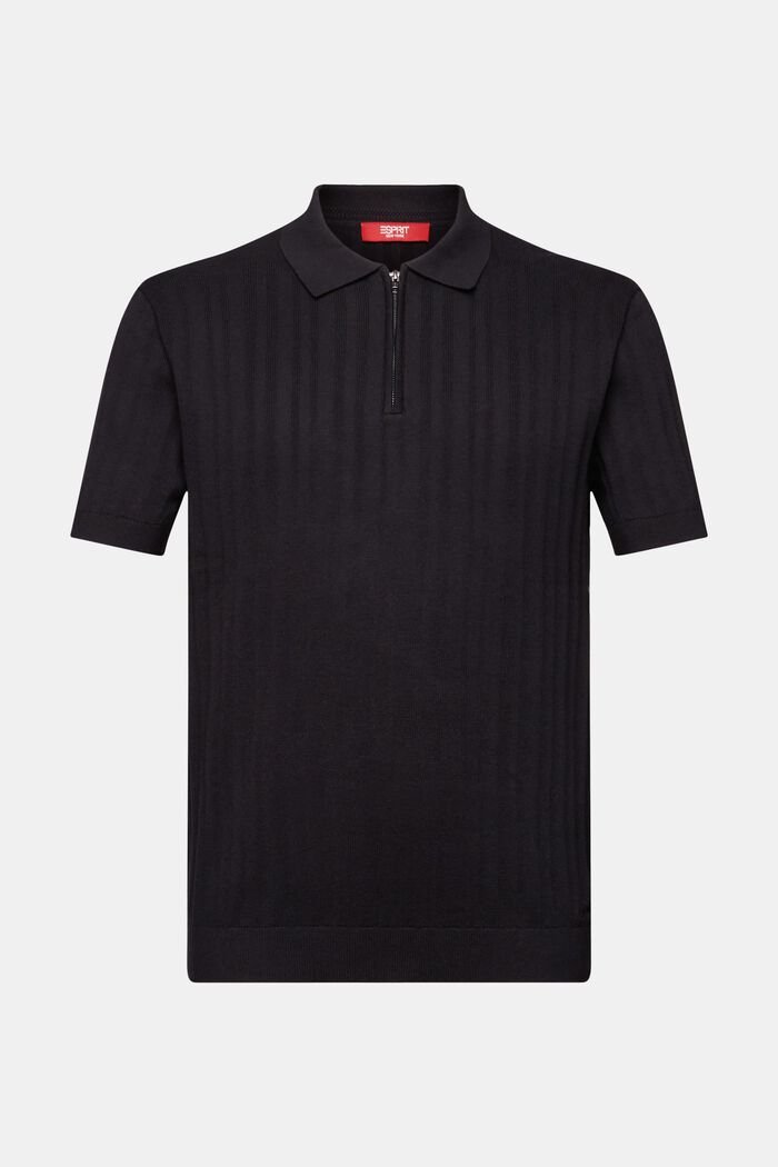 Koszulka polo slim fit, BLACK, detail image number 5