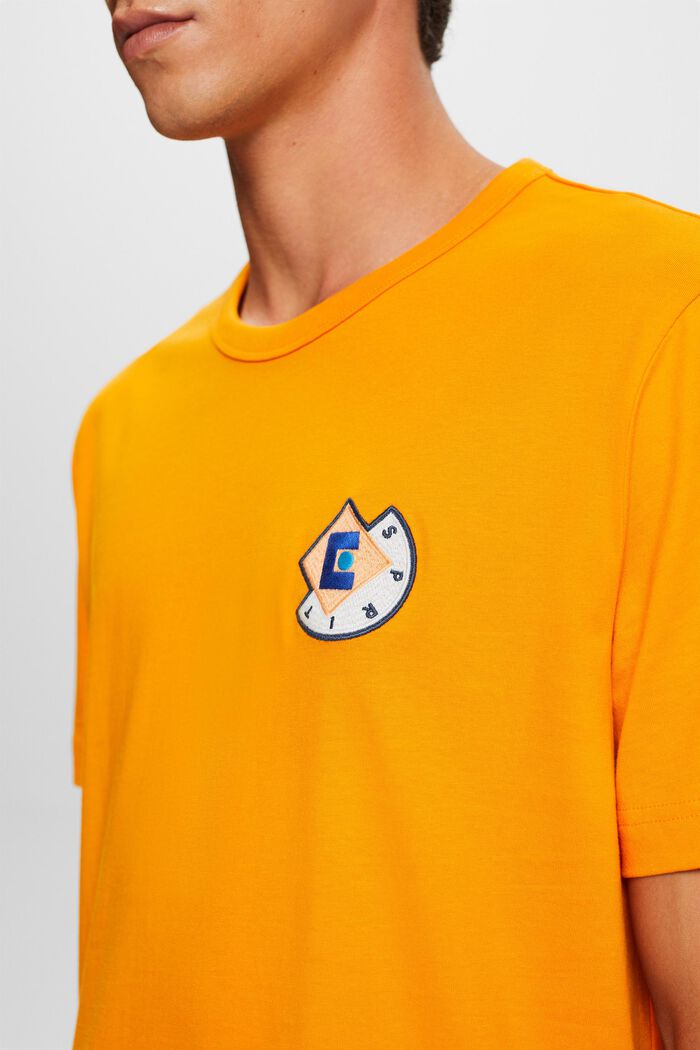 T-shirt z graficznym logo, GOLDEN ORANGE, detail image number 1