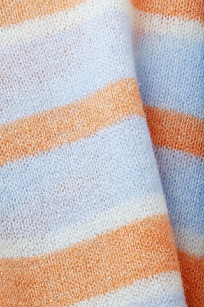 Dzianinowy sweter w paski, PASTEL BLUE, detail image number 5