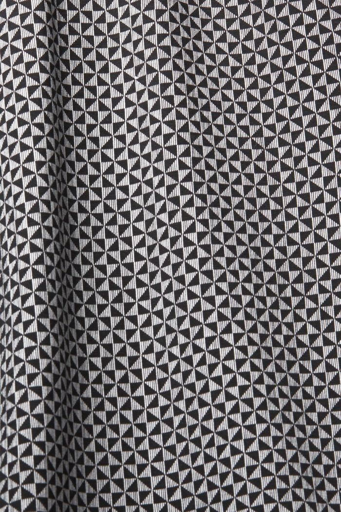 Dżersejowe spodnie z nadrukiem i koronką, BLACK, detail image number 5