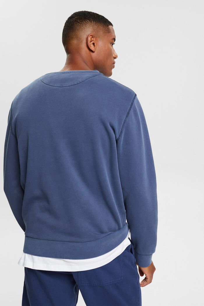 Jednokolorowa bluza, NAVY, detail image number 4