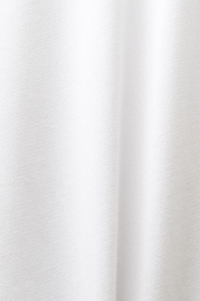 Sweter bez rękawów z okrągłym dekoltem, WHITE, detail image number 5
