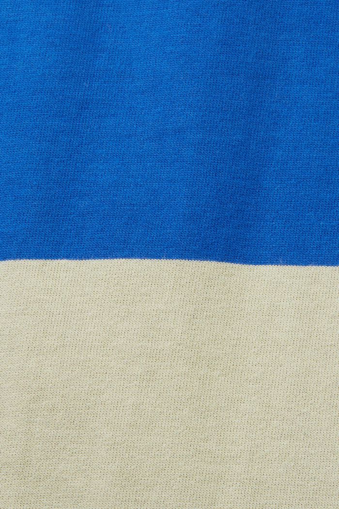 Koszulka w stylu rugby w paski, BRIGHT BLUE, detail image number 5