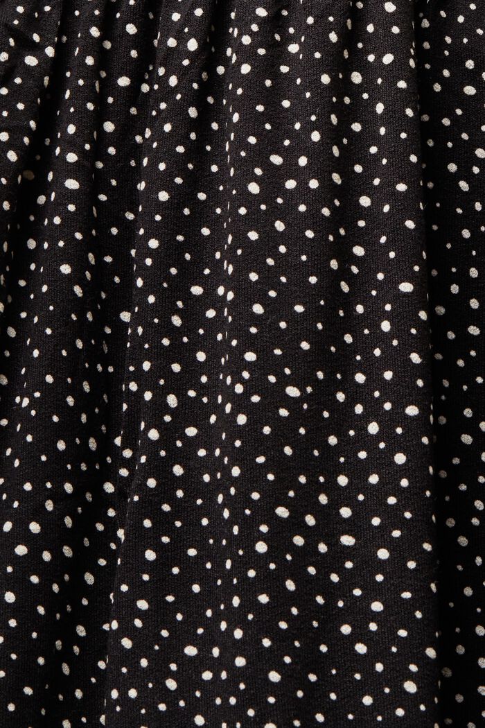 Wzorzysta sukienka, LENZING™ECOVERO™, BLACK, detail image number 4