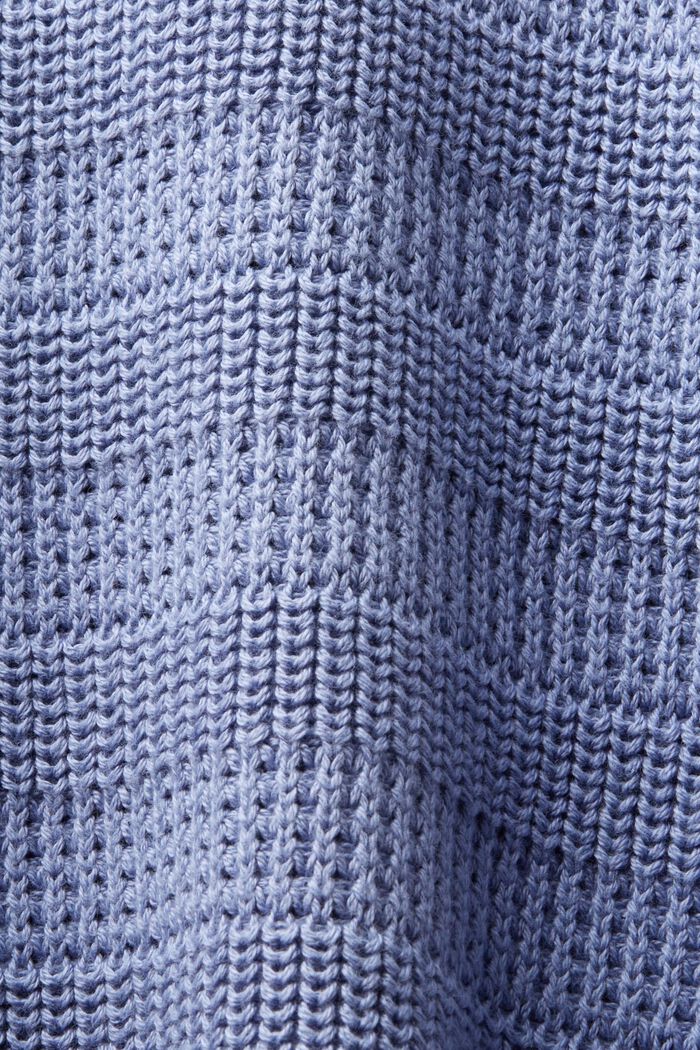 Fakturowany sweter z okrągłym dekoltem, BLUE LAVENDER, detail image number 5