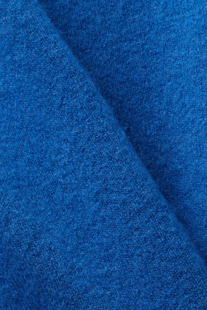Sweter z półgolfem, BRIGHT BLUE, detail image number 5