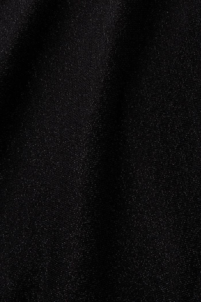 Sweter z rękawami à la nietoperz i połyskiem, LENZING™ ECOVERO™, BLACK, detail image number 5