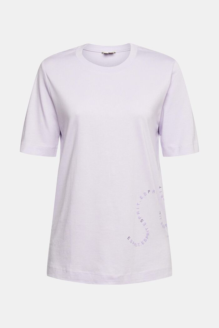 Z włóknem TENCEL™: T-shirt z nadrukiem, LILAC, detail image number 5