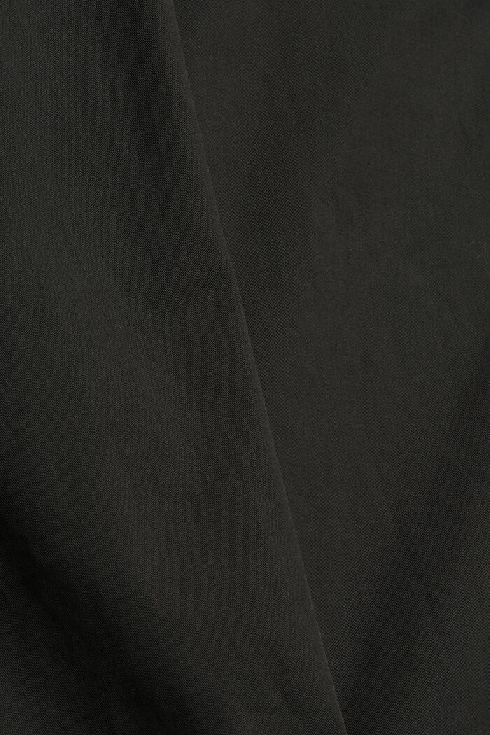 Spodnie chino z bawełny ekologicznej z brelokiem, DARK GREY, detail image number 4