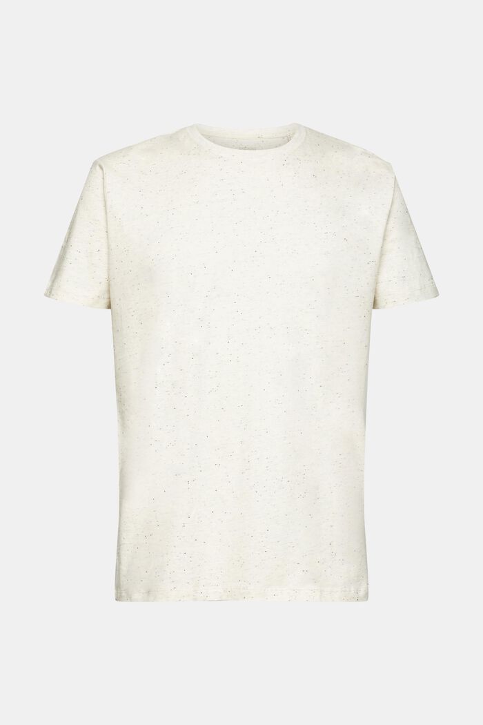 Nakrapiany T-shirt z dżerseju, WHITE, detail image number 6