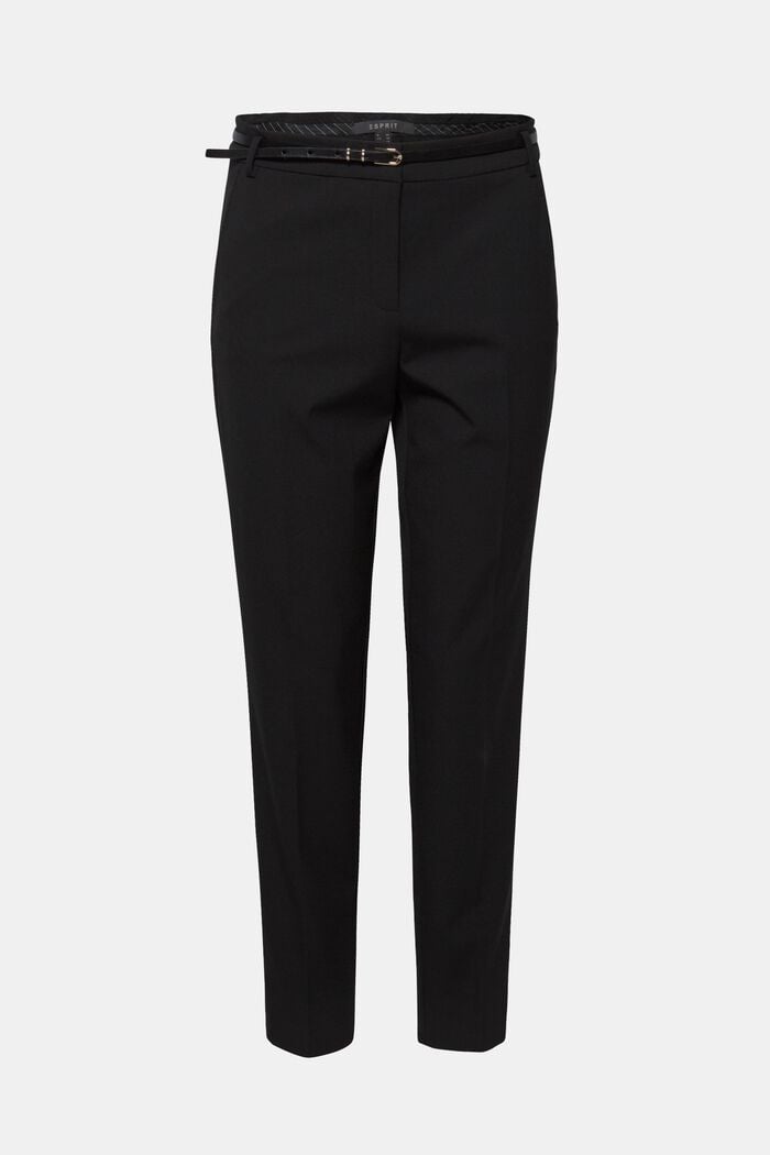 Spodnie PURE BUSINESS Mix+Match, BLACK, detail image number 0