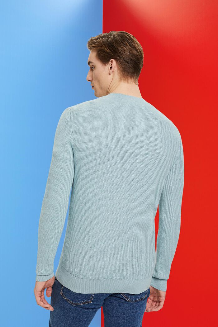 Sweter w paski, GREY BLUE, detail image number 3