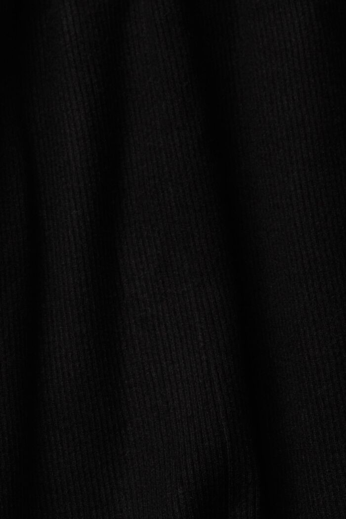 Długi kardigan z paskiem, BLACK, detail image number 1