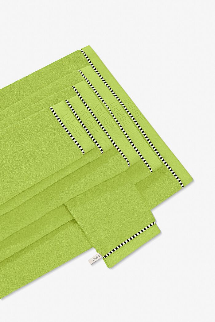 Z TENCELEM™: seria jednokolorowych ręczników z froty, APPLE GREEN, detail image number 4