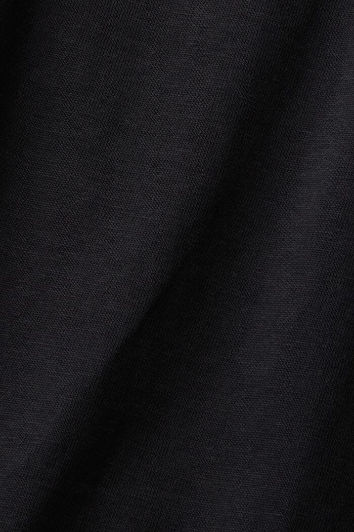 Luźny T-shirt, 100% bawełny, BLACK, detail image number 6