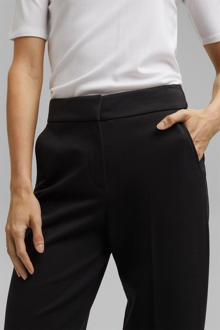 Spodnie SOFT PUNTO Mix + Match, BLACK, detail image number 2