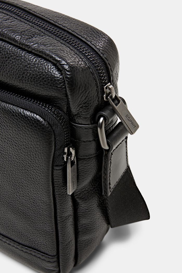 Skórzana torba samolotowa, BLACK, detail image number 1