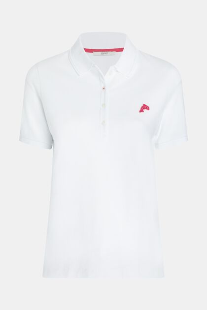 Klasyczna koszulka polo z kolekcji Dolphin Tennis Club, WHITE, overview