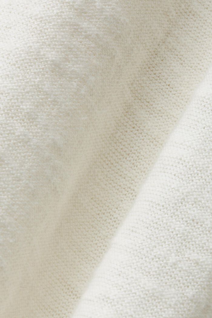 Sweter z krótkim rękawem, mieszanka bawełny i lnu, ICE, detail image number 5