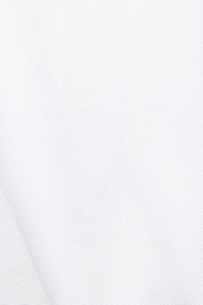 Koszulka polo, fason slim fit, WHITE, detail image number 5