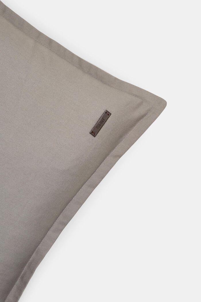 Dwukolorowa poszewka na poduszkę, 100% bawełny, DARK GREY, detail image number 1