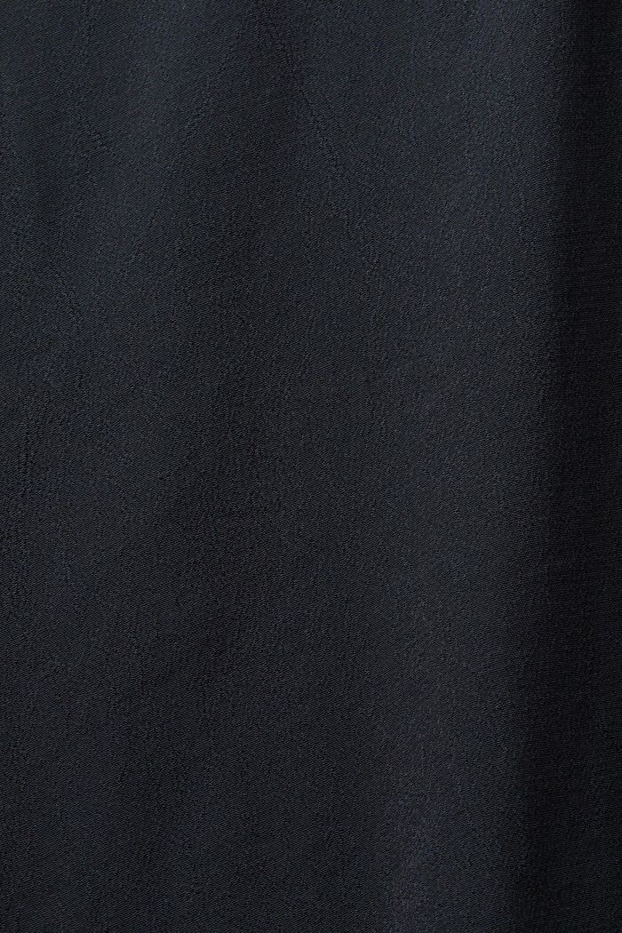 Bluzka basic z dekoltem w serek, BLACK, detail image number 5