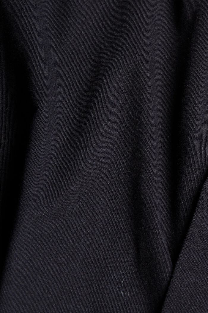 Dżersejowa koszula z technologią COOLMAX®, BLACK, detail image number 4