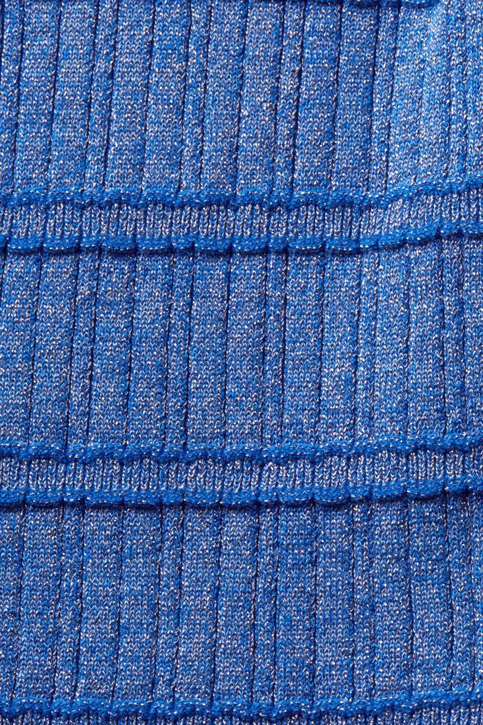 Sweter z bez rękawów z lamy, BRIGHT BLUE, detail image number 4